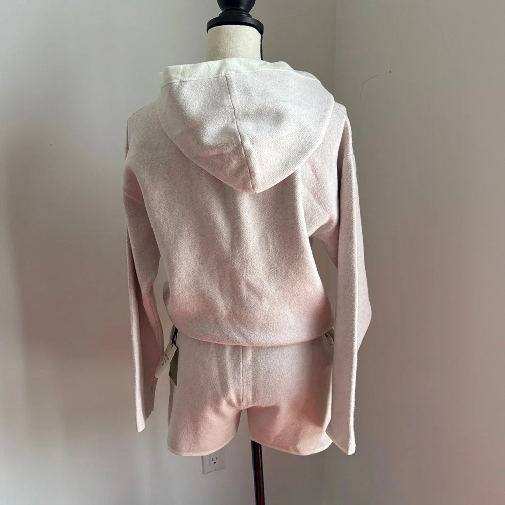 NWT SET kate spade x Target strawberry sweater knit hoodie & shorts extra small